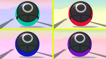 Action Balls - Competition of 4 Color Balls! Levels 155-159, Update Race-164