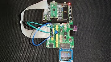 RP2040 Raspberry PI PICO - SSD1306 (SPI) OLED Display + BME280 (I2C) Environment Sensor Demo
