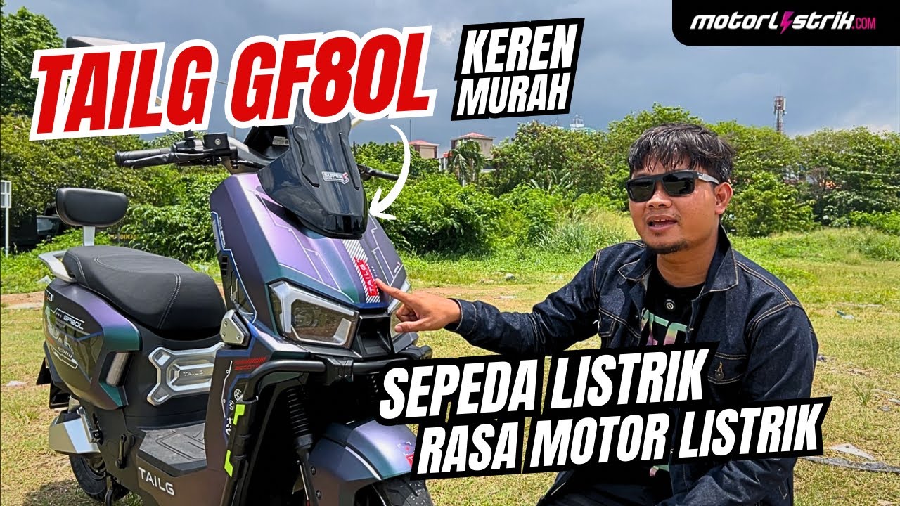TAILG GF80L SEPEDA LISTRIK BANYAK FITUR, DESAIN KEREN MURAH