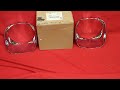 1974-1976 Trans Am Headlight Bezels NOS