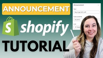How To Add Announcement Bar In Shopify Tutorial (Dawn Theme)