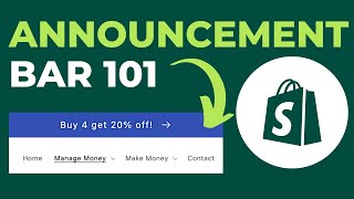 How To Add Announcement Bar In Shopify Tutorial (Dawn Theme) by Create With Pennies 90 views 5 months ago 3 minutes, 41 seconds