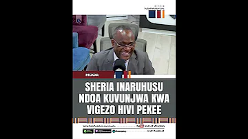 Kwa Mfano Hauwezi Ukapeleka Maombi Ya Talaka Na Yakakubaliwa Kama Ndoa Ipo Chini Ya Miaka 2 