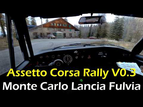 Assetto Corsa Rally v0.3 Update - Monte Carlo - Lancia Fulvia Coupe