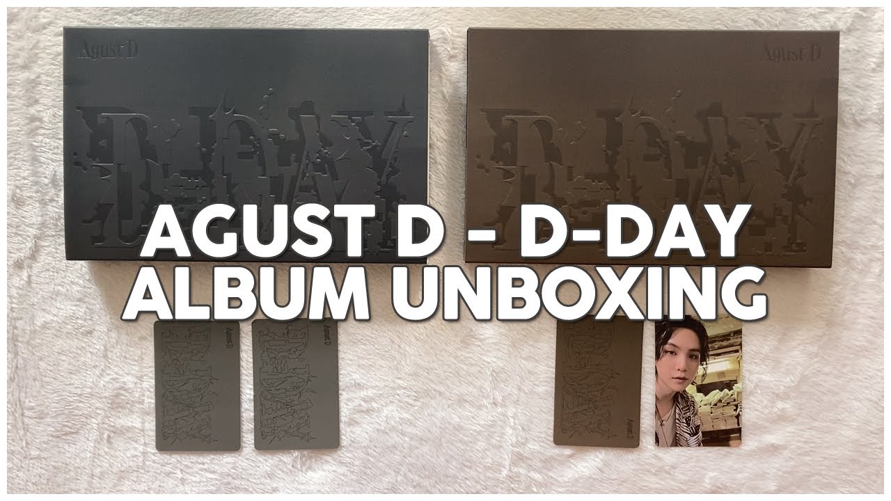 🖤 UNBOXING AGUST D'S ALBUM D-DAY 