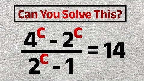 Viral & Tricky Exponential Equation | Can You Solve This? - SAT, ACT, GCSE Maths 