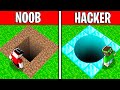 DROPPER *NOOB* contro DROPPER *HACKER* su MINECRAFT!
