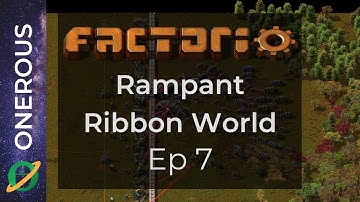 Factorio (Not so) Rampant Ribbon World Ep 7: Oil and BIG science