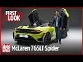 NEW McLaren 765LT Spider first look: McLaren's most powerful convertible ever | Auto Express