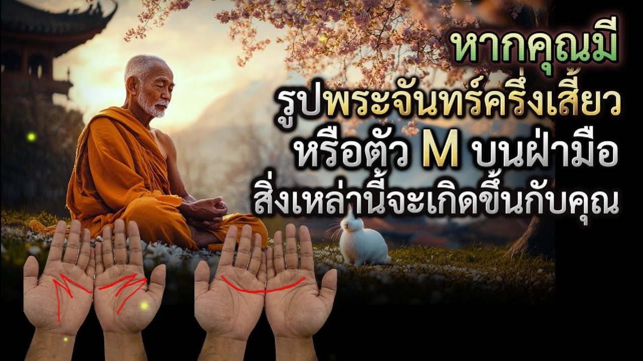 หากคุณมีรูปพระจันทร์ครึ่งเสี้ยวหรือตัว M บนฝ่ามือ สิ่งเหล่านี้จะเกิดขึ้นกับคุณ