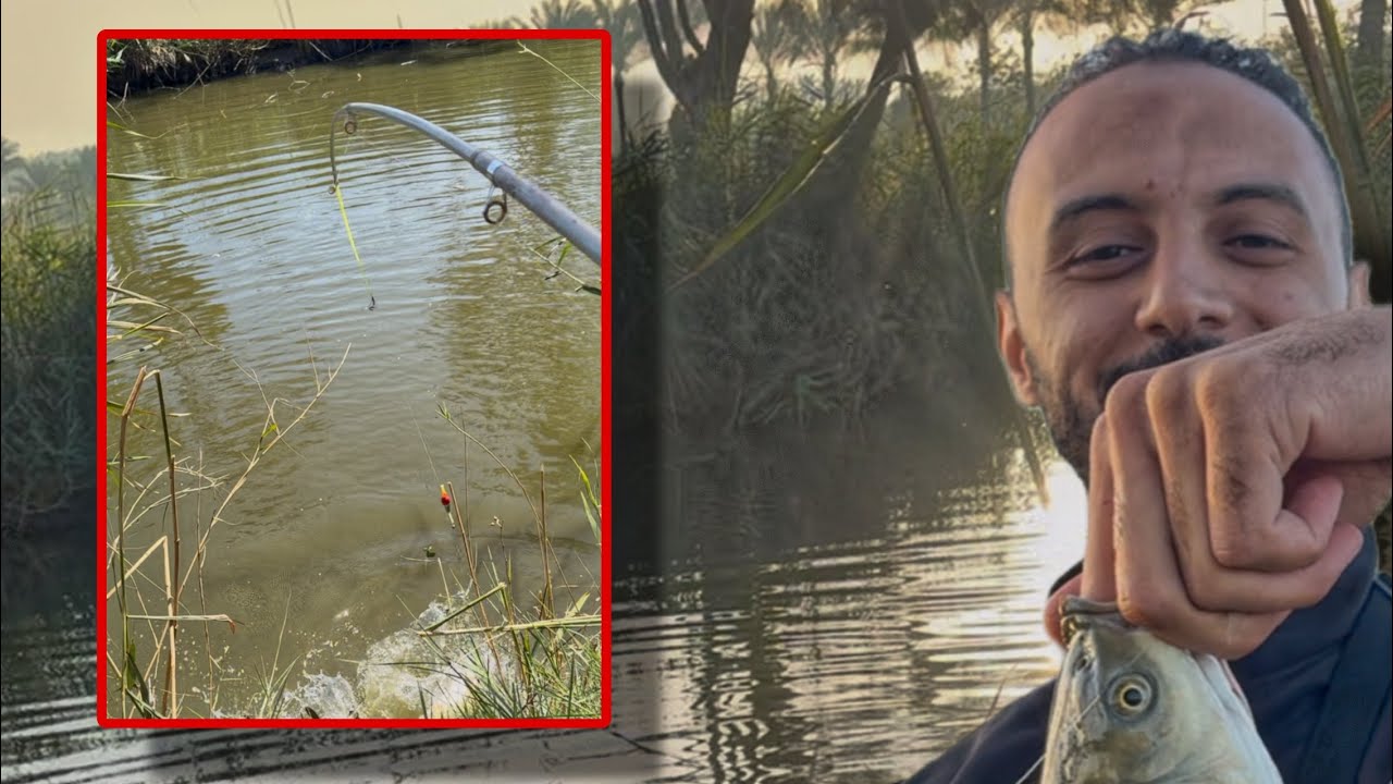 رحلة صيد سمكة المبروكة احجام غريبة 😲(السمك بيهزر معايه )شدة الصنارة