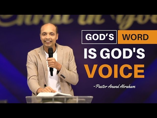 GOD's Word is GOD's Voice (Full Msg)| Pastor Priya Abraham |