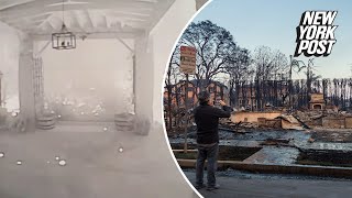 CA couple watched Eaton Fire destroy their home on Ring camera: ‘40 years of life gone overnight’