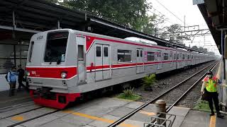 【インドネシアで活躍する元東京メトロ6000系6101F】PT KCI Seri 6000 6101F Bogor行 Cawang出発【4K】