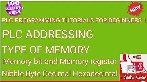 PLC Programming tutorials for beginners PLC Addressing basic1 Memory bit,Memory Register type Memory