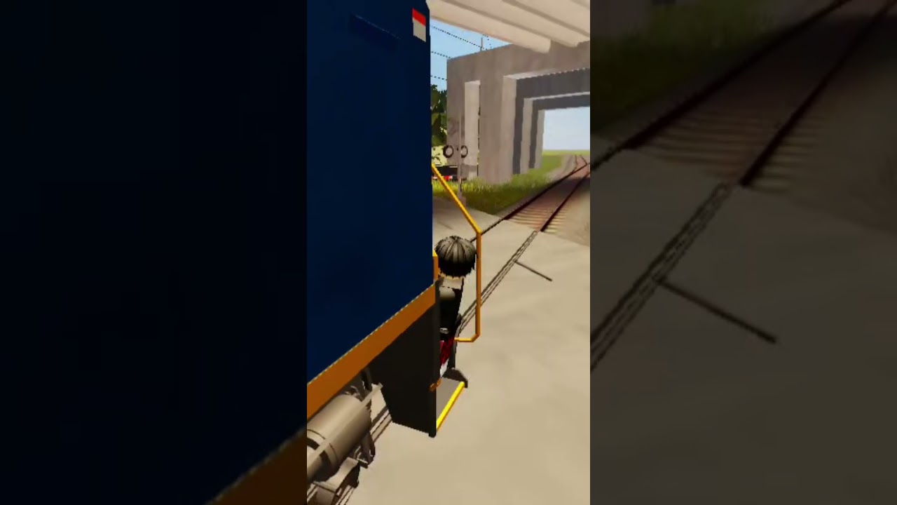 Train cross Drawbridge Roblox-Rail Sim Universe Dev train 