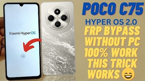 Poco C75 5G FRP Bypass Without PC | Latest 2025 Easy Method Android 14/15