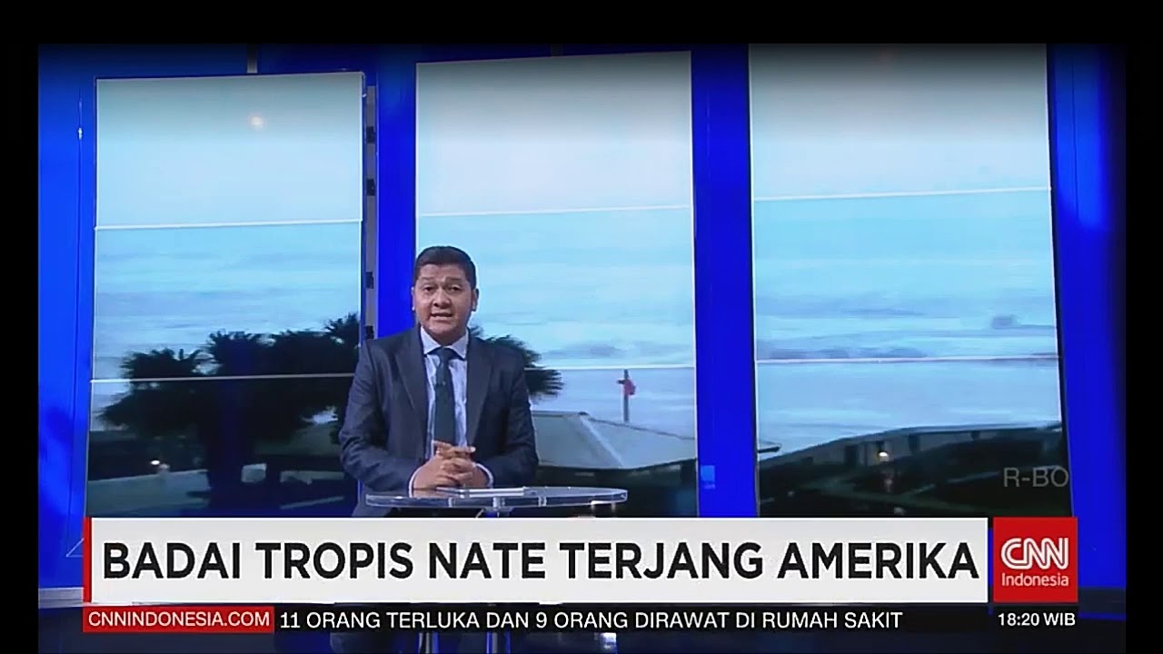 Badai Tropis Nate Terjang Amerika