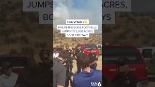 Fast-Moving Fire in Boise Foothills