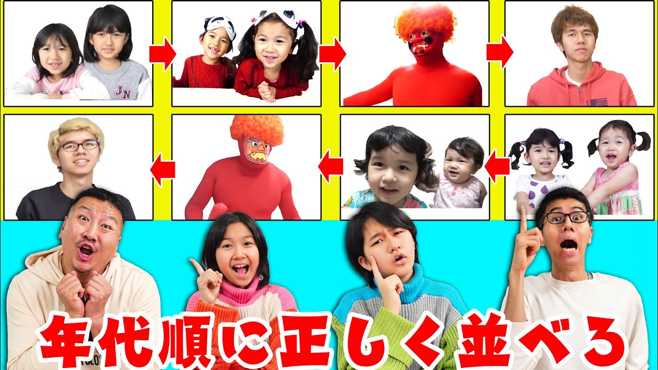 Does everyone get it? Arrange your old photos in chronological