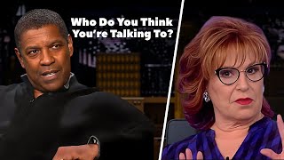 10 Times Denzel Washington Shutting Down Rude Interviewers