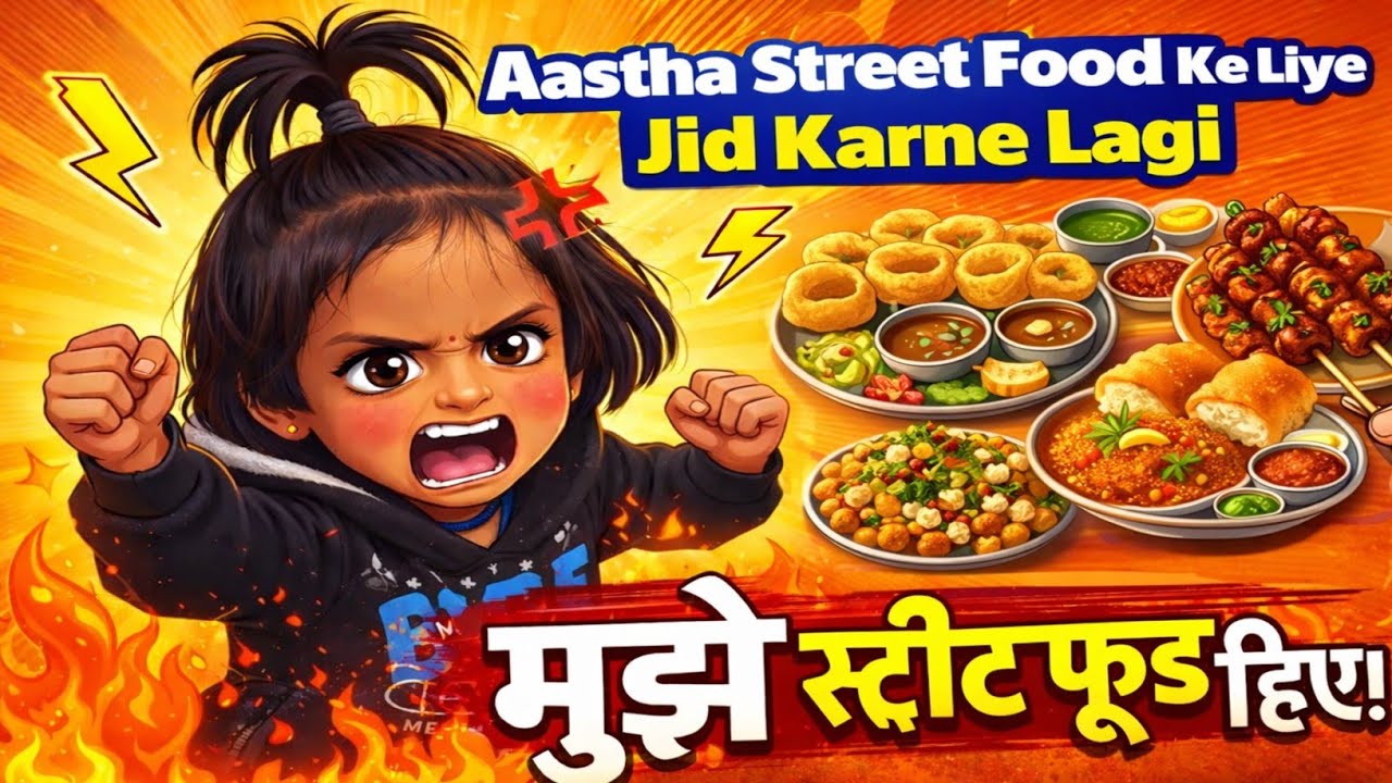 Aastha Street Food Ke Liye Zid Karne Lagi 😡 | Masaledaar Family Vlog 