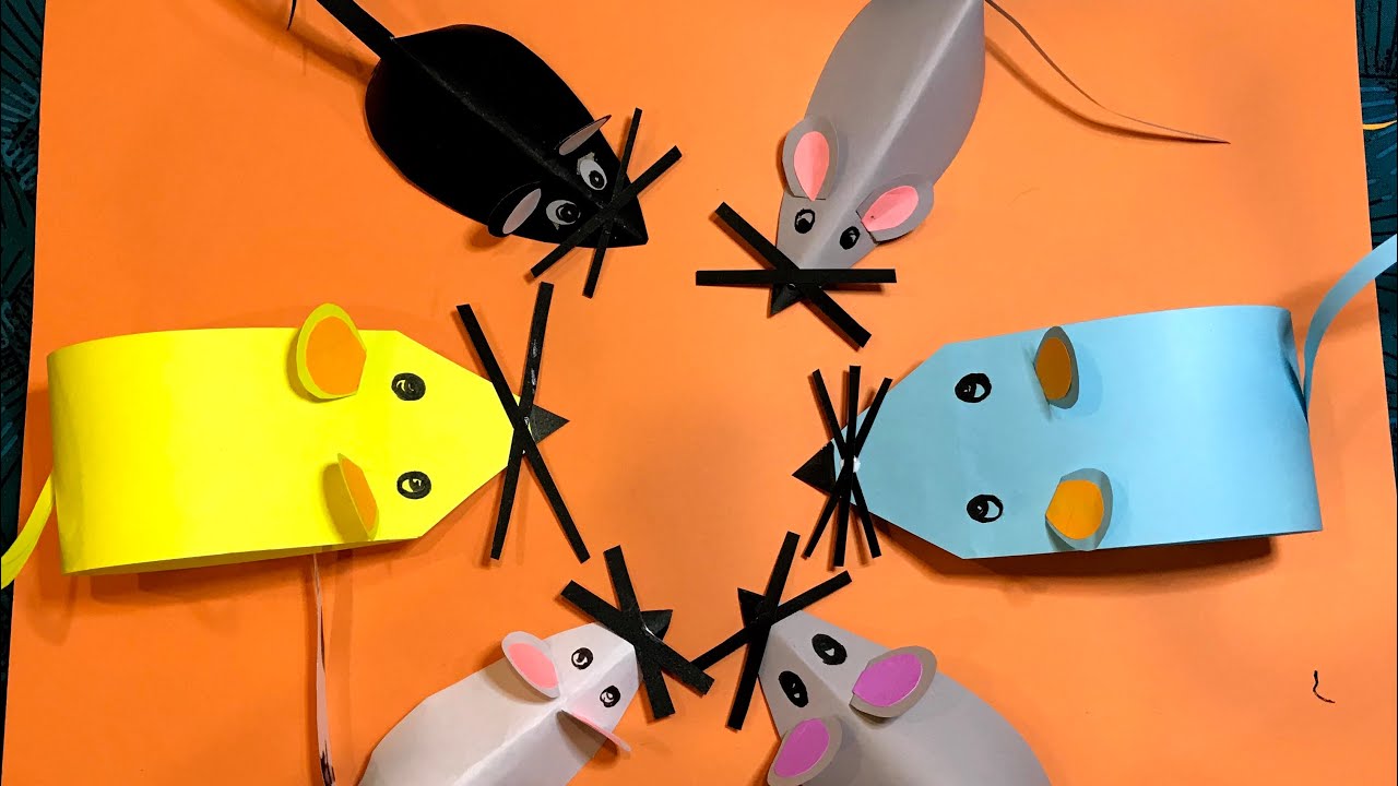 How to make a Mouse from paper DIY Mouse from paper DIY Mouse YouTube