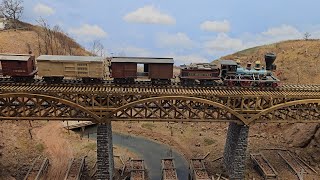 Part One:  Bernie Kempinski's O Scale Civil War Model Railroad ! The Aquia Line. Scenes and History