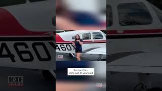 Young Pilot Makes Impressive 'Threading The Needle' Emergency Landing On Highway #shorts