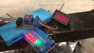 Mounting Strain Gauges On Rear Axel Of The Tc-X Electric Drag Car .