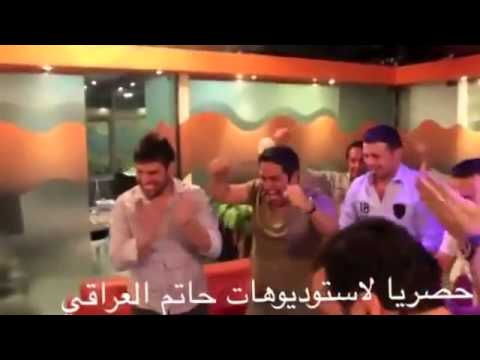 لحظه فوز قصي حاتم برنامج احلى صوت ورده فعل حاتم العراقي   YouTube
