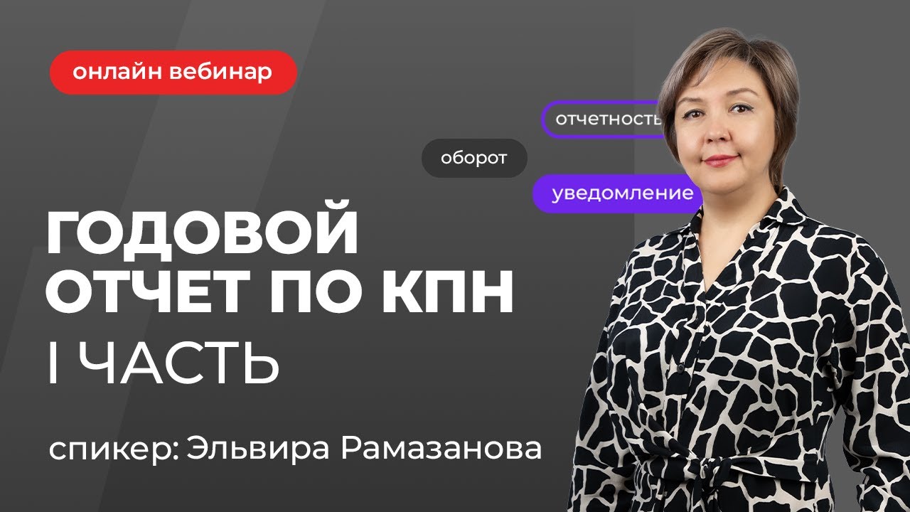 Годовой отчет по КПН 1 часть | Эльвира Рамазанова