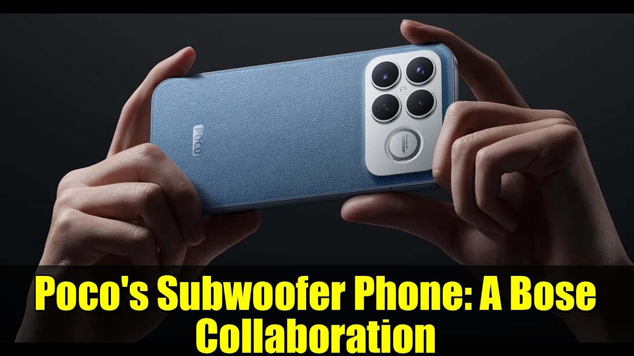 Poco's Subwoofer Phone: A Bose Collaboration