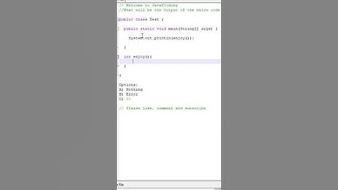 #4 Java Tricky Interview Question | Try to answer 99 % fail #shorts