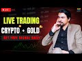 🔴 Live Crypto &amp; Gold Signals &amp; Trading | Market Depth Analysis &amp; Live Entries | Session #94