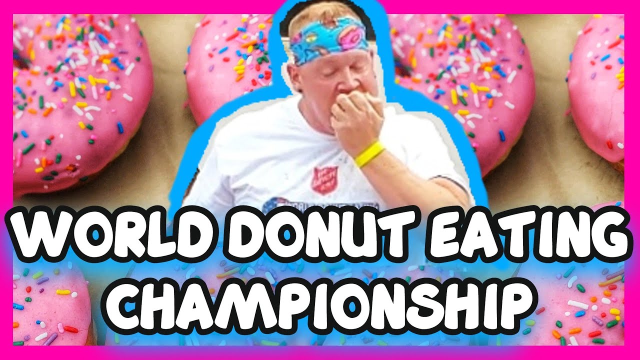 Donut Eating Champion Sets New World Record! YouTube