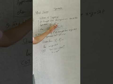 Hyperbola/TGT-Maths/PGT-Maths/NDA/CDS/JEE/NVS/KVS/GIC/DSSSB/Airforce/Navy/Short Tricks- 3