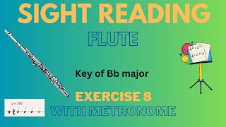 🎶 Improve your FLUTE sight-reading- exercise 8  🎶