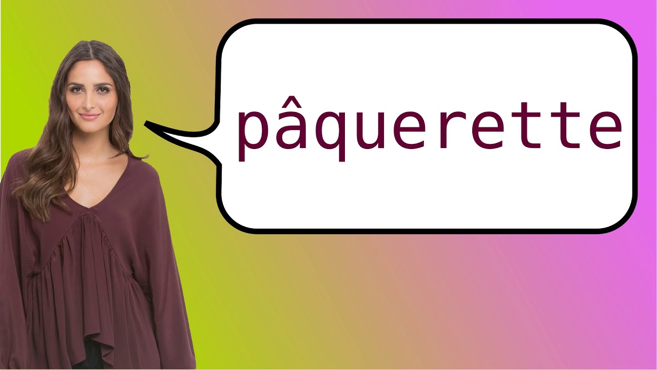 How to say 'daisy' in French? YouTube