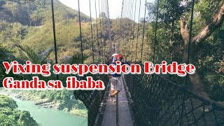 Yixing suspension Bridge  Ganda sa  baba//Resort  Hindi pa  tapos