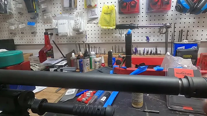 Using shims to adjust muzzle device