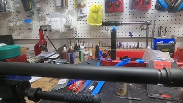 Using shims to adjust muzzle device