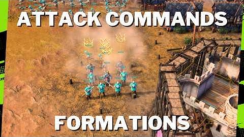 Attack Commands and Formations - Age of Empires IV Beginner