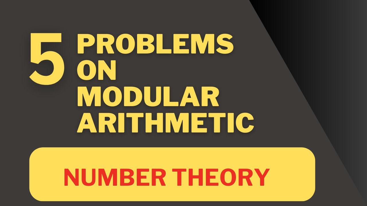 Division Algorithm and some Applications to Modular Arithmetic || Maths ...