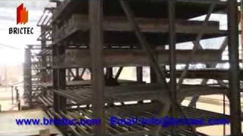 loading green bricks to chamber dryer cart