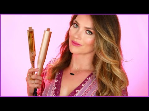 How To Curl Your Hair With A Flat Iron - HOW TO CURL YOUR HAIR WITH A TWIST IRON STRAIGHTENER | SOFT BIG BEACH WAVES FOR SHORT TO MEDIUM HAIR