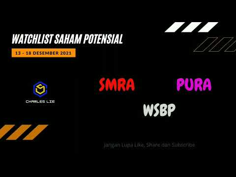 REVIEW SAHAM PILIHAN : SMRA, WSBP DAN PURA UNTUK TANGGAL 13 - 17 DESEMBER 2021