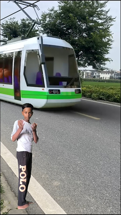 Train transports big orange 🍊3D Special EFfects 3D Animation #shorts #vfxhd #3d #train #viral