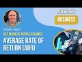 ARR (Average Rate of Return) Explained 📊