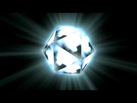 Spinning Polyhedron Motion Background